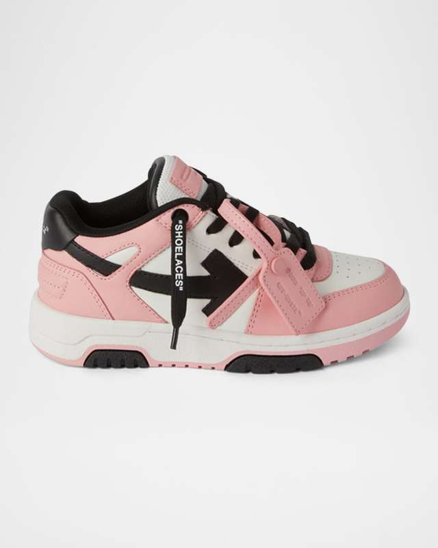 Girl's Out Of Office Leather Sneakers, Kids
